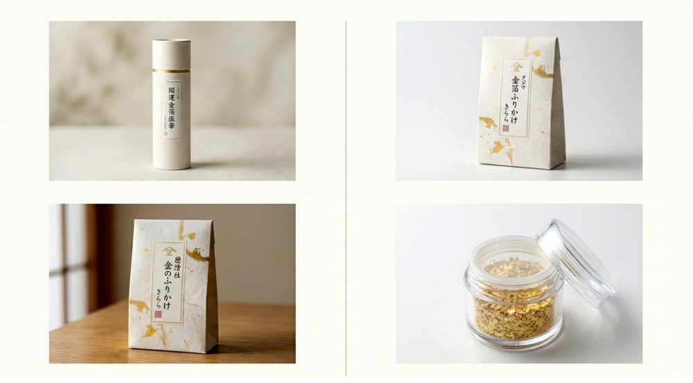 上品さ、品質、通販可の基準で選んだ4つの金箔ふりかけ