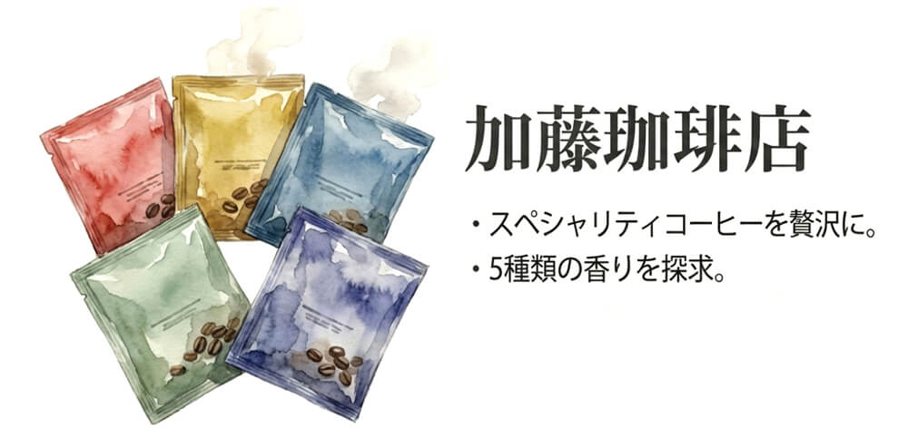 加藤珈琲店 ちょっとお試しドリップバッグコーヒー