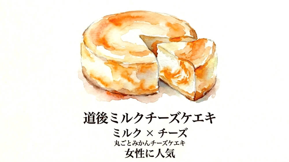 道後ミルクチーズケエキ