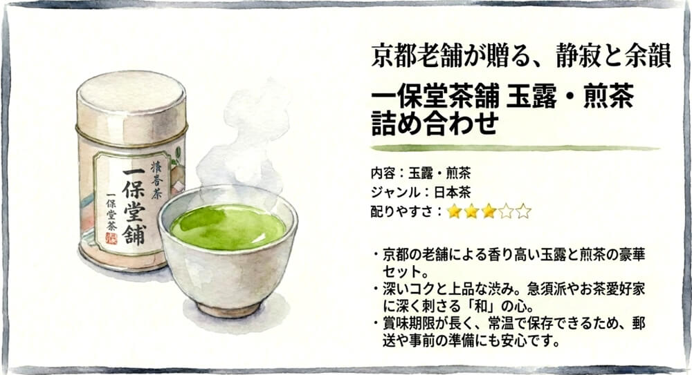 一保堂茶舗 玉露・煎茶 詰め合わせ