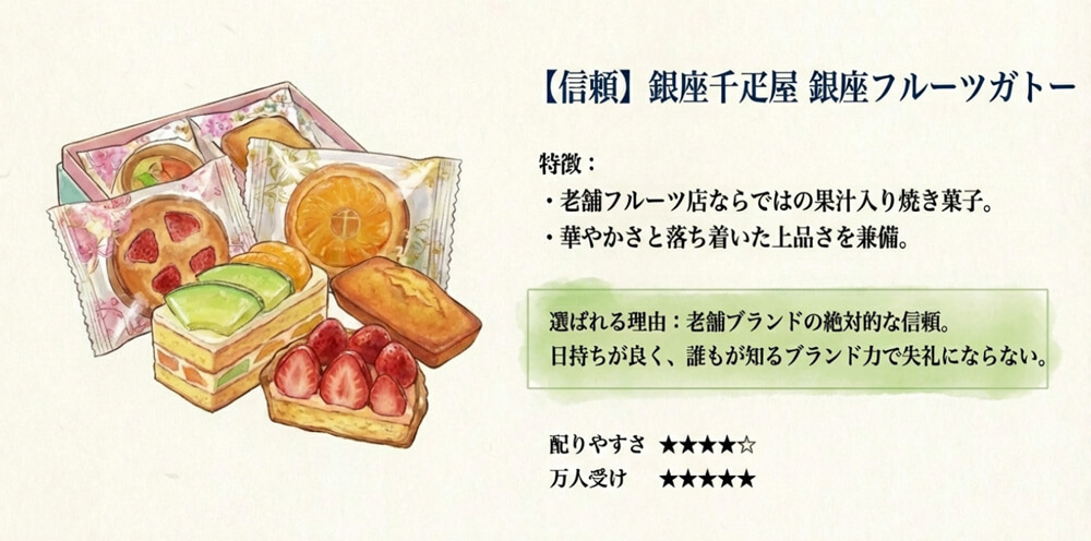 銀座千疋屋 銀座フルーツガトーの画像