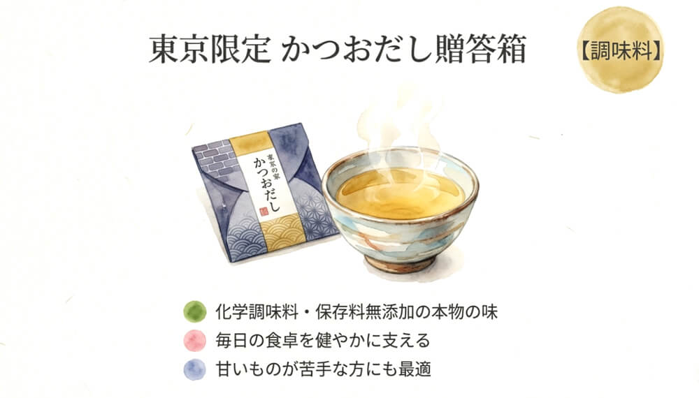 東京限定 かつおだし贈答箱（茅乃舎）