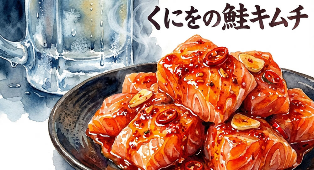 くにをの鮭キムチ