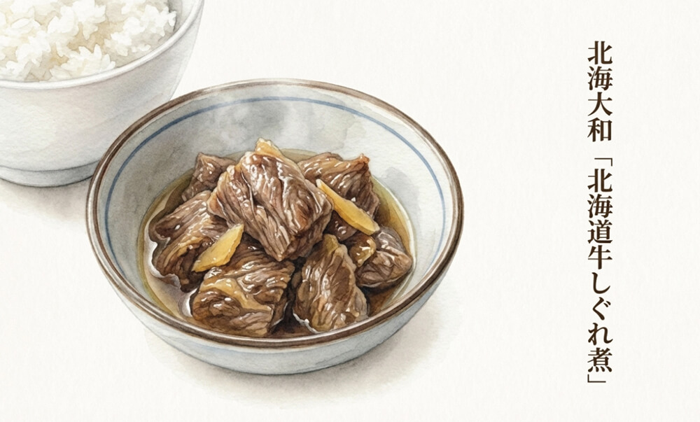 北海大和「北海道牛しぐれ煮」