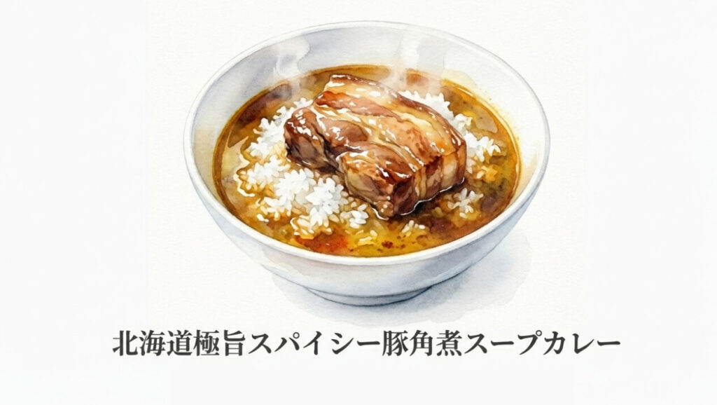 北海道極旨スパイシー豚角煮スープカレー