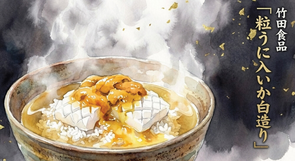 竹田食品「粒うに入いか白造り」