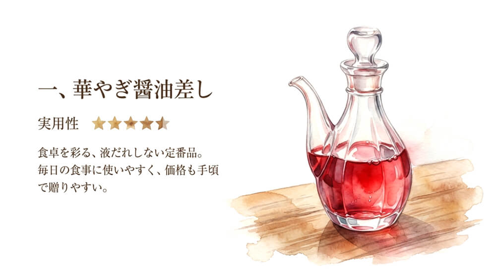 華やぎ醤油差し