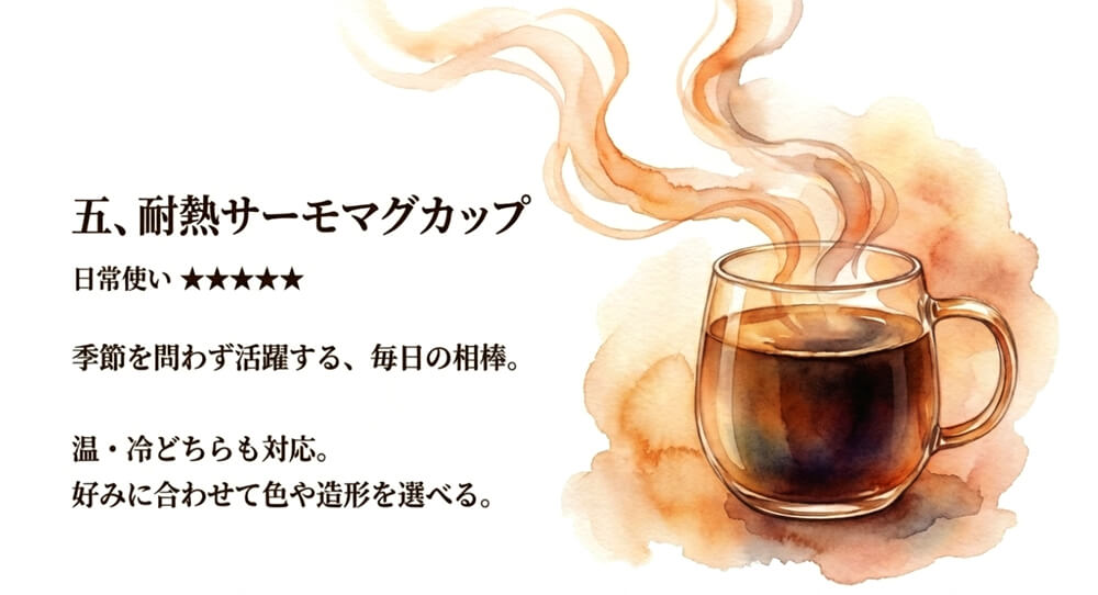 耐熱サーモマグカップ