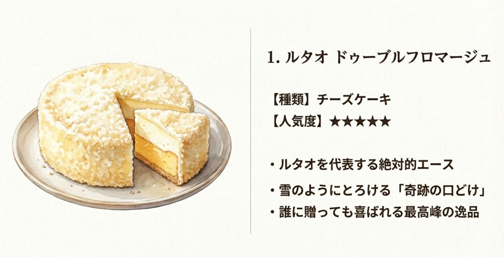 ルタオ ドゥーブルフロマージュ