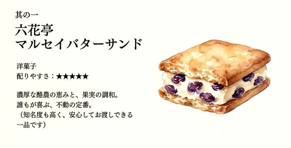 六花亭 マルセイバターサンド