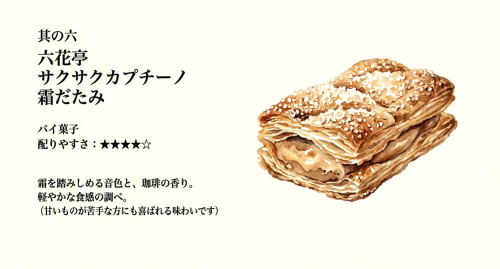 六花亭 サクサクカプチーノ 霜だたみ