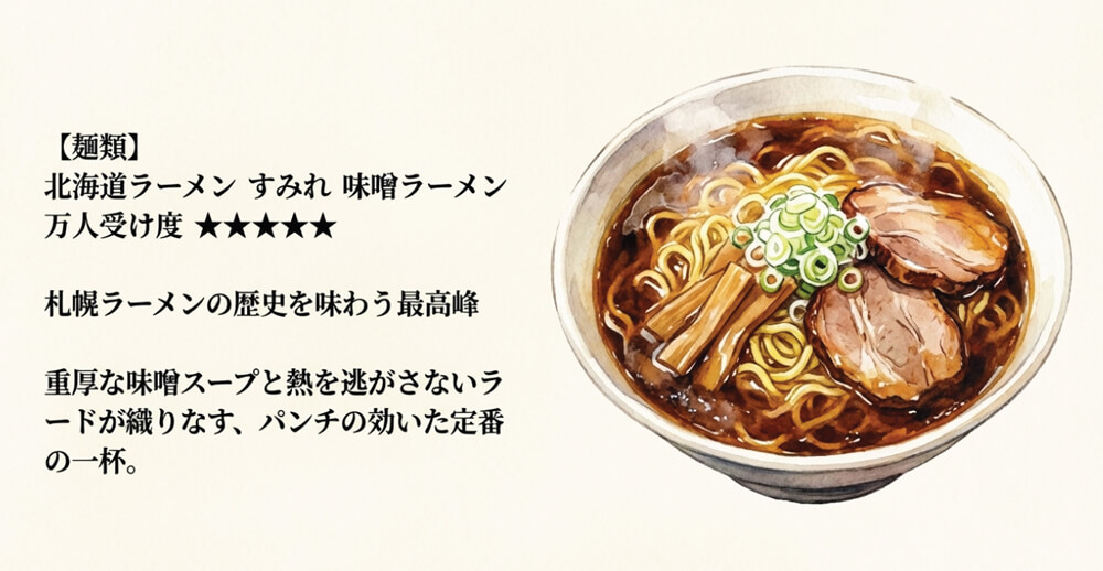 北海道ラーメン すみれ 味噌ラーメン
