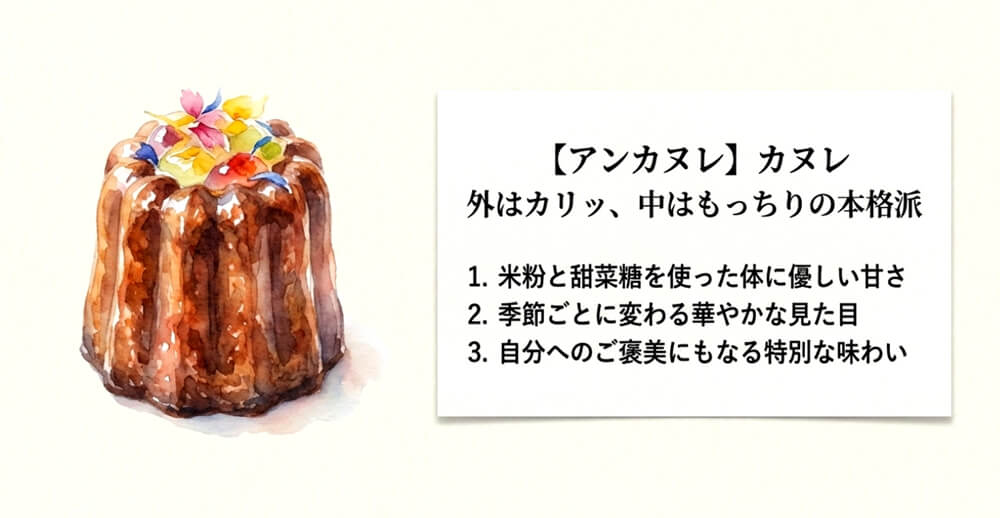 【ANN CANNELE】カヌレ