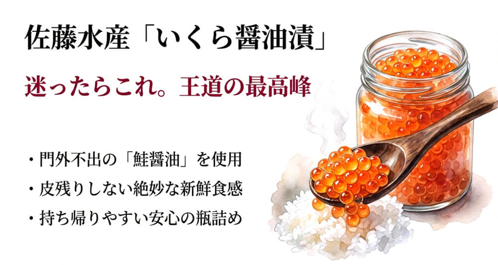 佐藤水産「いくら醤油漬」
