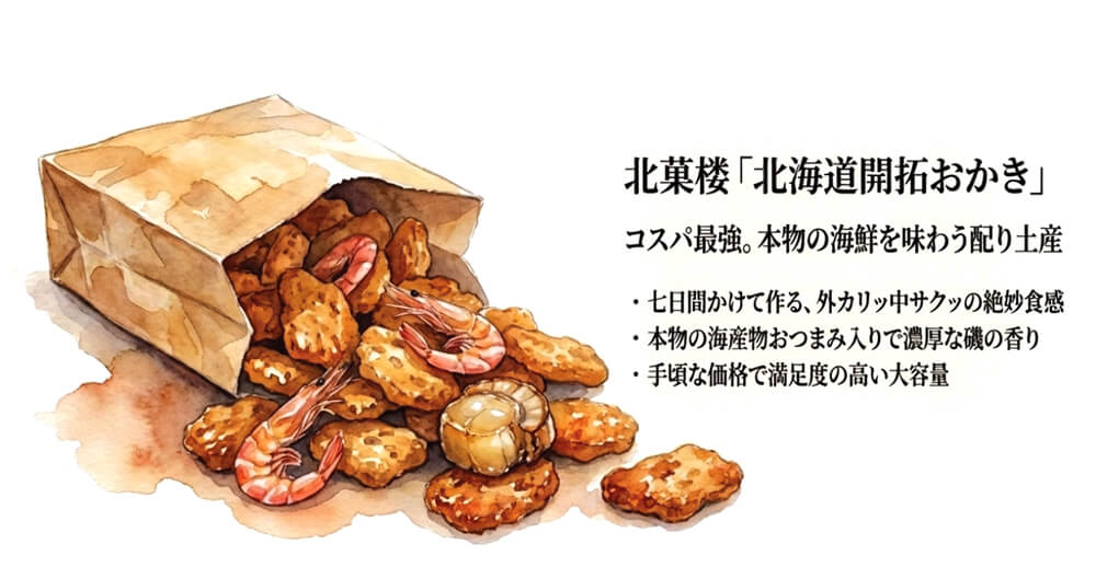北菓楼「北海道開拓おかき」