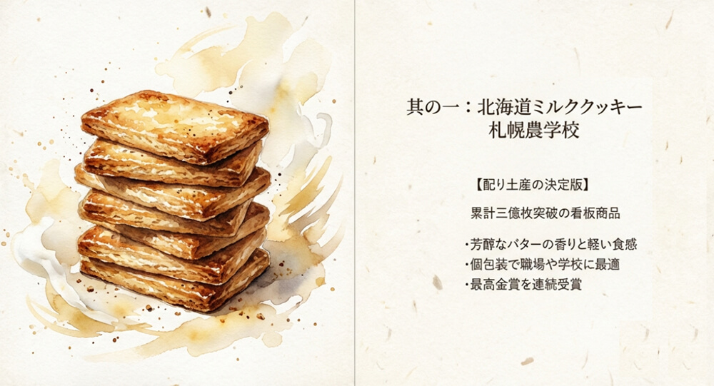北海道ミルククッキー 札幌農学校