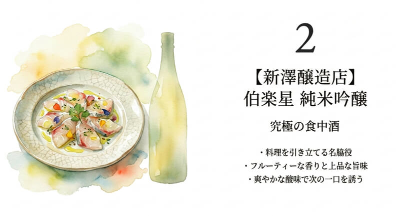 【新澤醸造店】伯楽星 純米吟醸