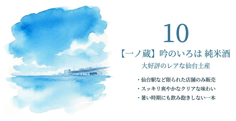 【一ノ蔵】純米酒 吟のいろは
