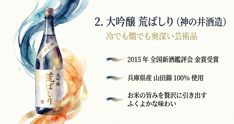 【神の井酒造】大吟醸 荒ばしり