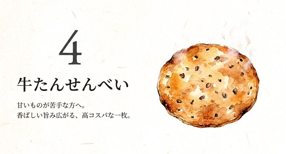 【伊達の牛たん本舗】牛たんせんべい