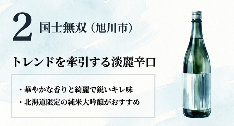 【高砂酒造】国士無双（旭川市）