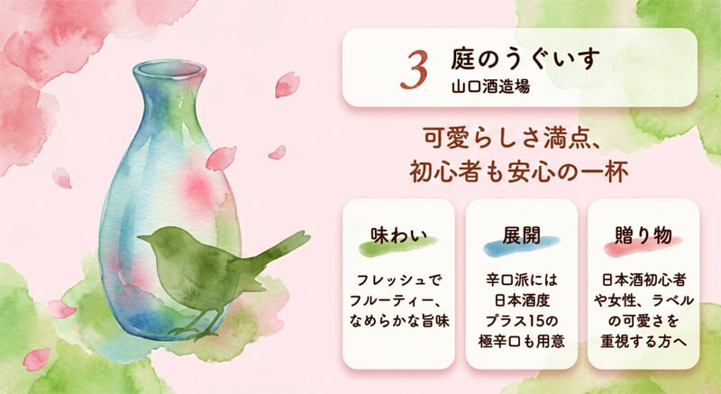 【山口酒造場】庭のうぐいす