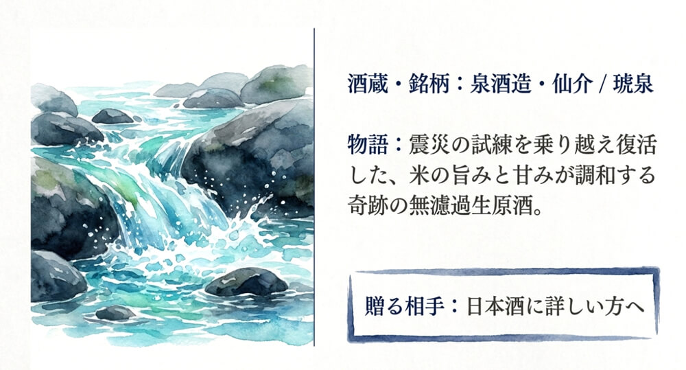 【泉酒造】仙介・琥泉
