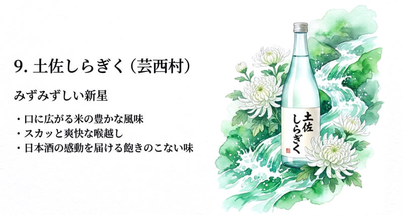 【仙頭酒造場】土佐しらぎく（芸西村）