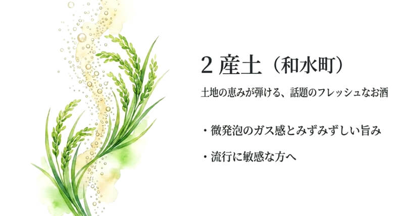 【花の香酒造】産土（和水町）