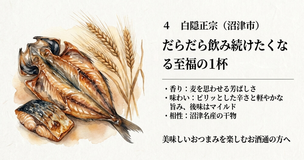 【高嶋酒造】白隠正宗（沼津市）
