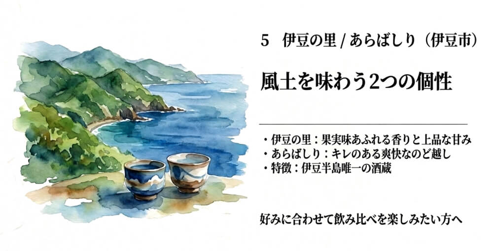 【万大醸造】伊豆の里 / あらばしり（伊豆市）