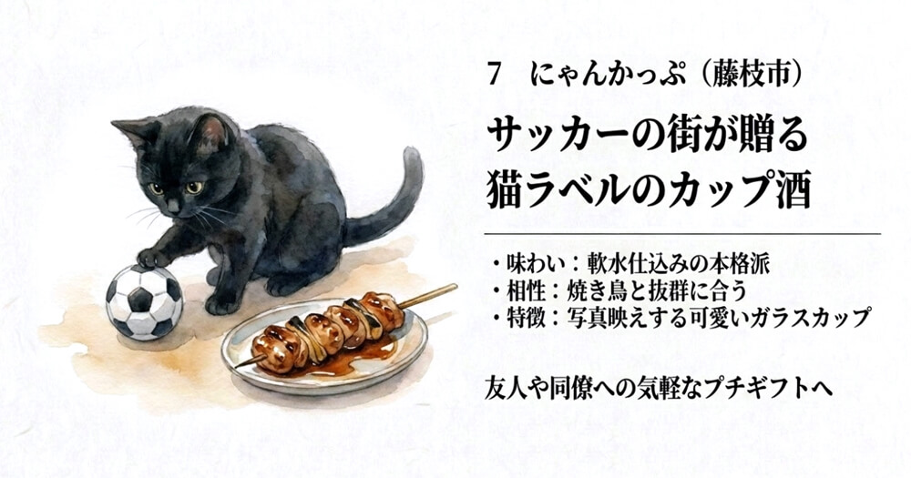 【志太泉酒造】にゃんかっぷ（藤枝市）