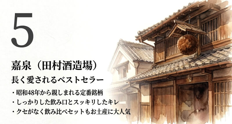 【田村酒造場】嘉泉（かせん）