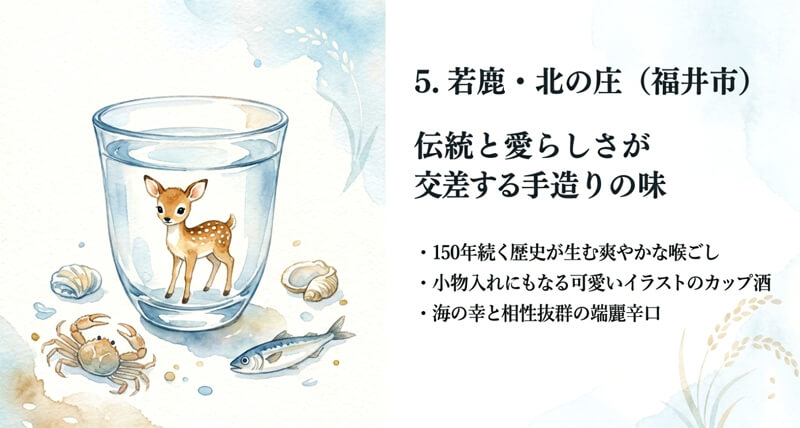 【舟木酒造】若鹿・北の庄（福井市）