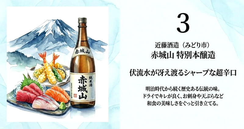 【近藤酒造】赤城山 特別本醸造（みどり市）