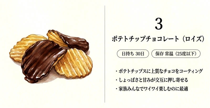 ポテトチップチョコレート(ロイズ)