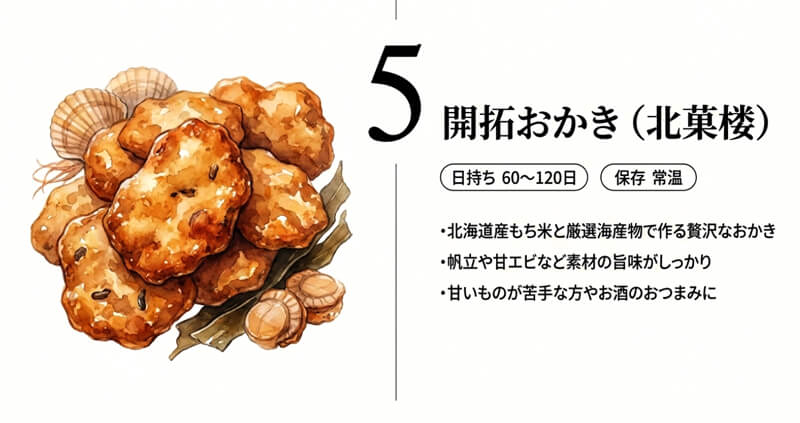 開拓おかき(北菓楼)