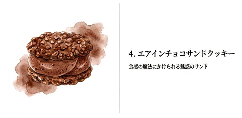 【葵乃庄】ジャージーミルク＆ラズベリー エアインチョコサンドクッキー