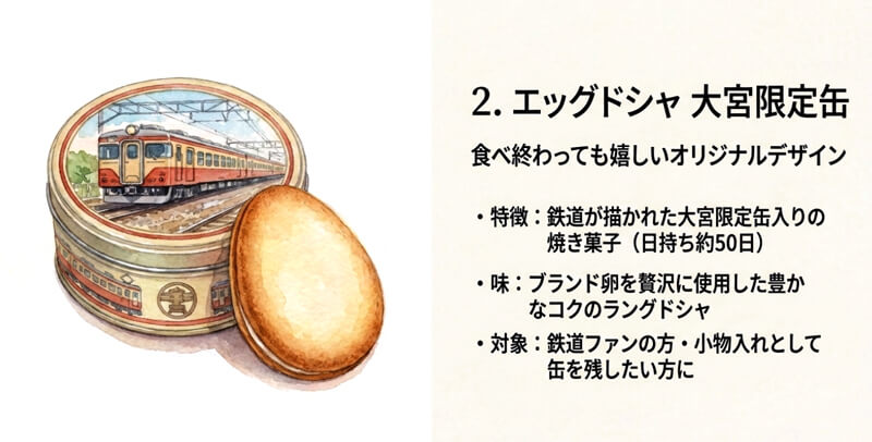 エッグドシャ 大宮限定缶