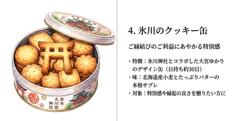 氷川のクッキー缶