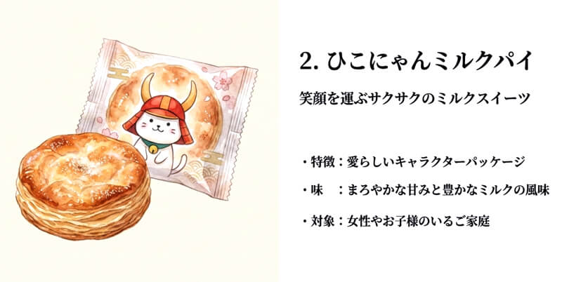 【ヴィラジュ ニシムラ】ひこにゃんミルクパイ箱