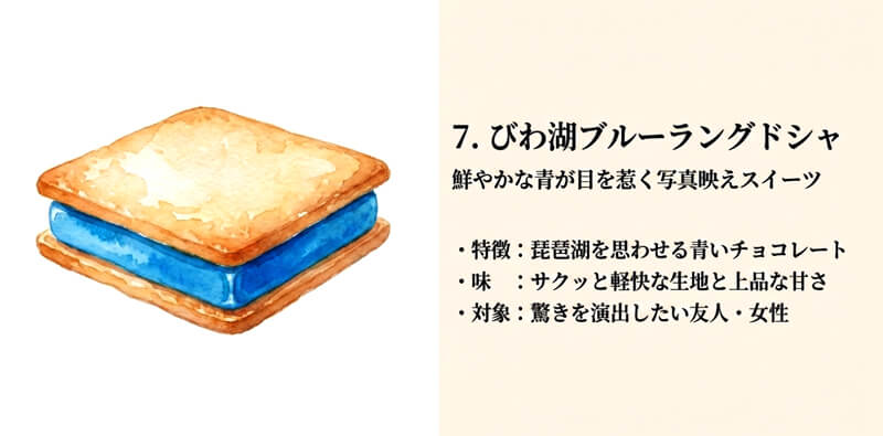 【アグリ生活】びわ湖ブルーラングドシャ