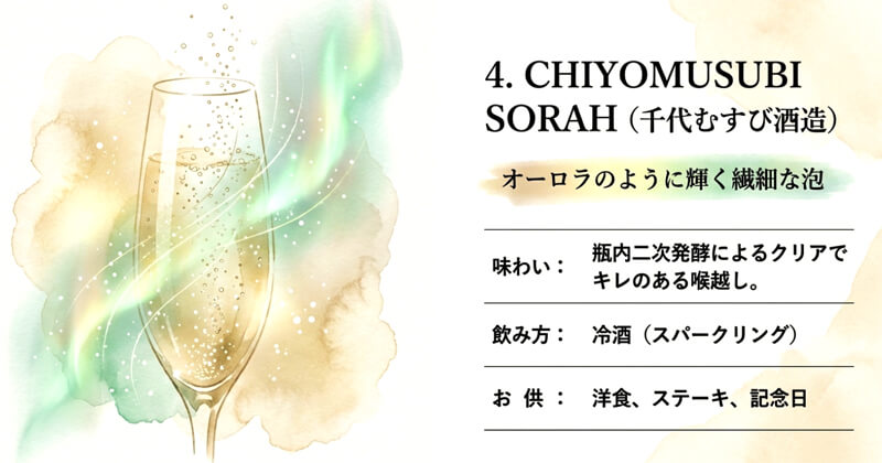 【千代むすび酒造】CHIYOMUSUBI SORAH（境港市）