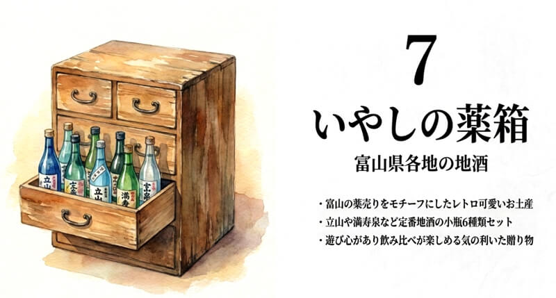いやしの薬箱(富山県各地の地酒)