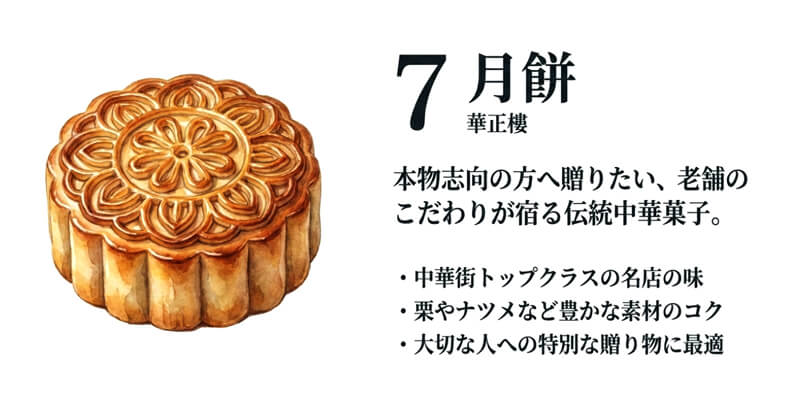 【華正樓(かせいろう)】月餅(げっぺい)