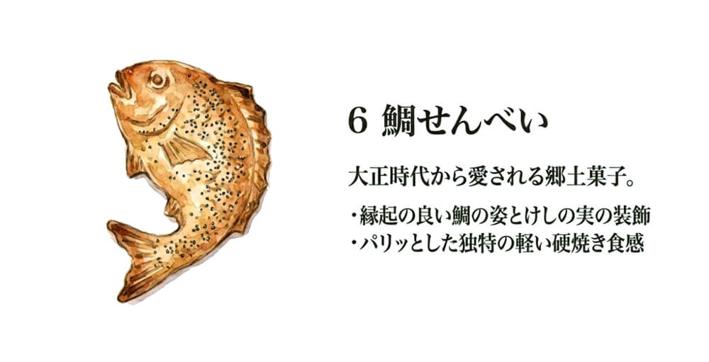 鯛せんべい
