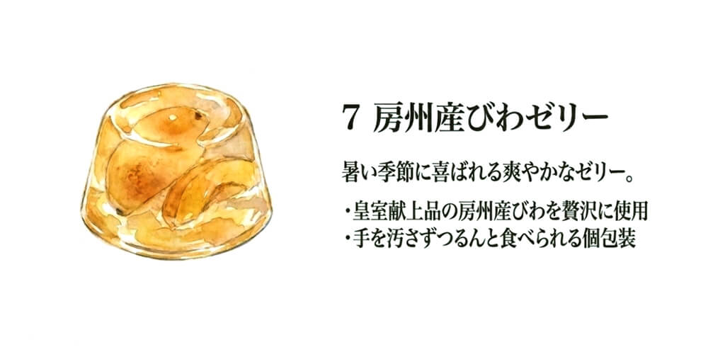 房州産びわゼリー