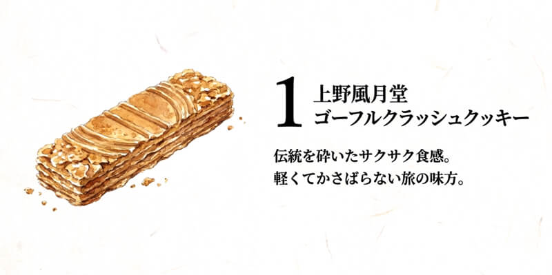ゴーフルクラッシュクッキー