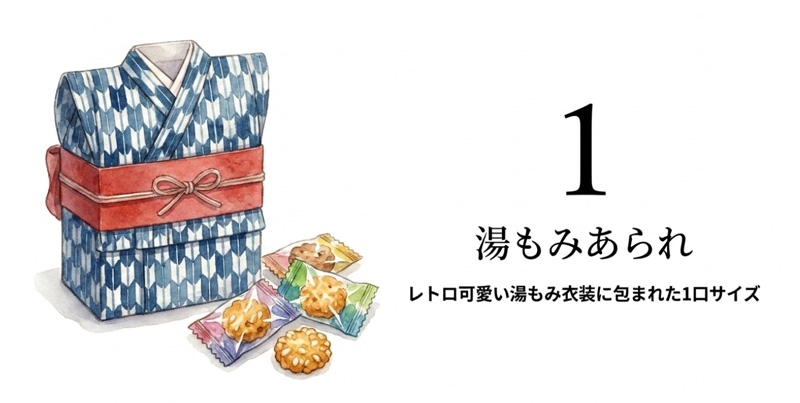 湯もみあられ