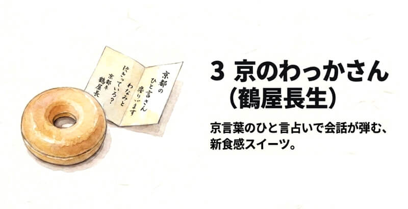【鶴屋長生 産寧坂店】京のわっかさん